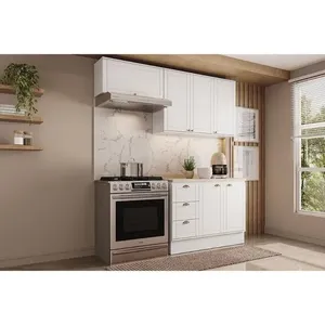Cozinha Modulada Carraro 3 Peças Bella C3P24 Branco