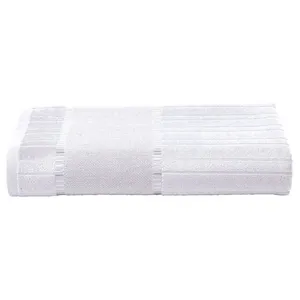 Toalha Banho Veludo de Bordar Bella 70x140cm Dohler Branco