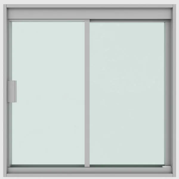 Janela Blinglass De Correr Em Alumínio Vidro Verde 1000x1000mm 2 Folhas (MP)
