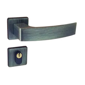 Fechadura externa de aço zamac Quadratta 4201 40mm antique verde Aliança