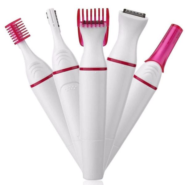 Mini Depilador Eletrico Portatil Depilação Feminina 4 Em 1 - Coxas, Axilas, Costas, Peito, Sobrancelhas, Nariz, Orelhas