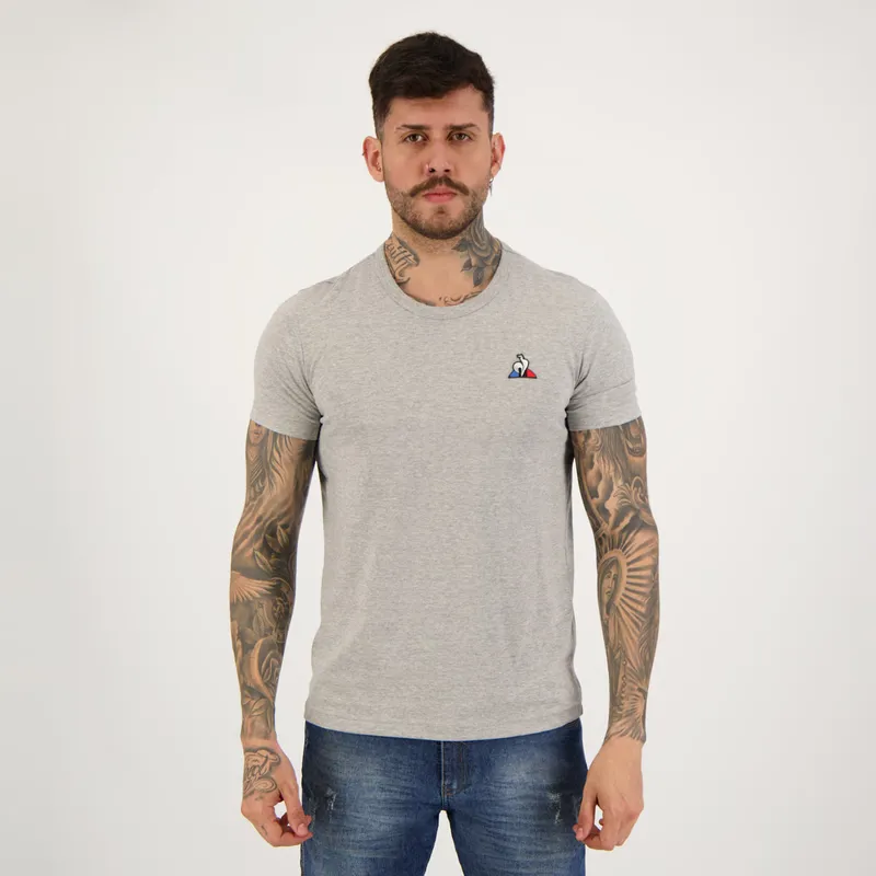 Camiseta Le Coq Sportif Essentials N.2 Tee SS Cinza Mescla