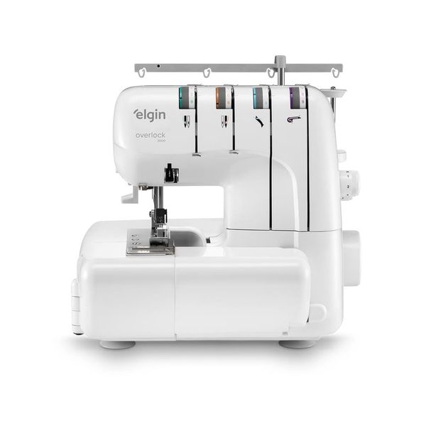 Máquina de Costura Overlock Elgin OV2000 Branca branca / 110
