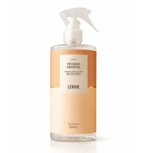 Água Perfumada para Tecidos e Ambientes Pêssego Oriental Arabesc 500ML Perfuma e Aromatiza L'envie Água Perfumada Pêssego Oriental Arabesc 500ML para Tecidos e Ambientes L'envie