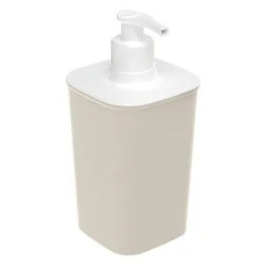 Porta Sabonete Liquido para Banheiro Blend Poliestireno Plasútil Porta Sabonete Liquido para Banheiro Classic A1 Nude Fosco