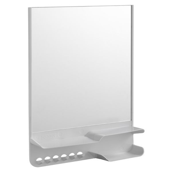 Armário para Banheiro com Espelho Prático 34,8x26,5cm Branco Astra Armário para Banheiro com Espelho Prático 34,8x26,5cm Branco