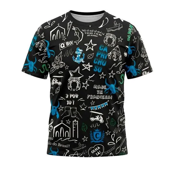 Camisa Gibi 2026 Q'Boi Caprichoso Preto P (MP)