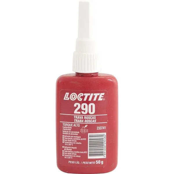 Adesivo Anaeróbico Trava Rosca 290 50g Verde 233741 - Loctite
