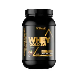Topway Whey Gold 3w 900gr Chocolate Com Avela