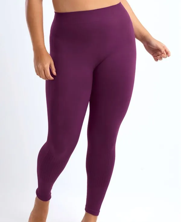 LEGGING FITNESS SEM COSTURA BERINJELA M
