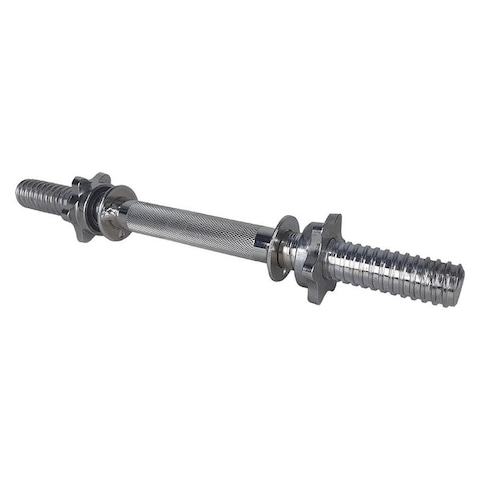 Barra Maciça 40 Cm Up Lift Recartilhada com Rosca Unissex