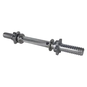 Barra Maciça 40 Cm Up Lift Recartilhada com Rosca Unissex