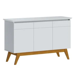 Buffet Aparador Mazza 3 Portas Branco