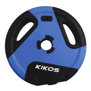 Anilha 5kg Style Cement Ps para Treino de Força em Academias Azul Kikos Anilha 5kg Style Cement Ps para Musculação em Condomínios Azul Kikos