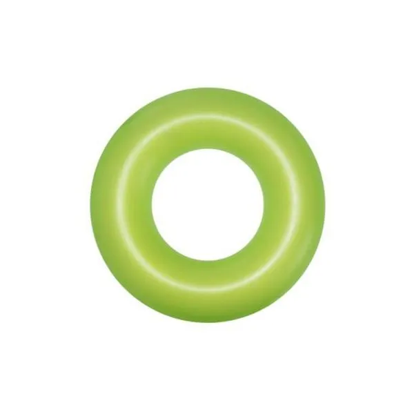 Boia Inflável de Piscina Circular Neon 91CM para Diversão com Válvula de Segurança e Acabamento Neon Fosco Verde Boia Inflável de Piscina Circular Neon 91CM com Válvula de Segurança e Acabamento Neon Fosco Verde