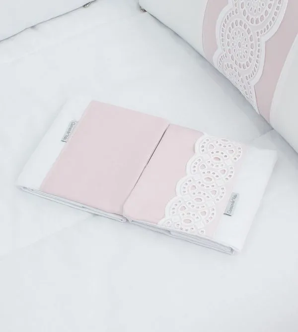 Fronha Delicatto com 2 unidades Rosa
