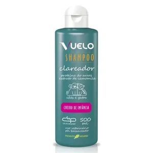 Shampoo Clareador Para Cães E Gatos Vuelo Cheiro De Infância 500ml (MP)