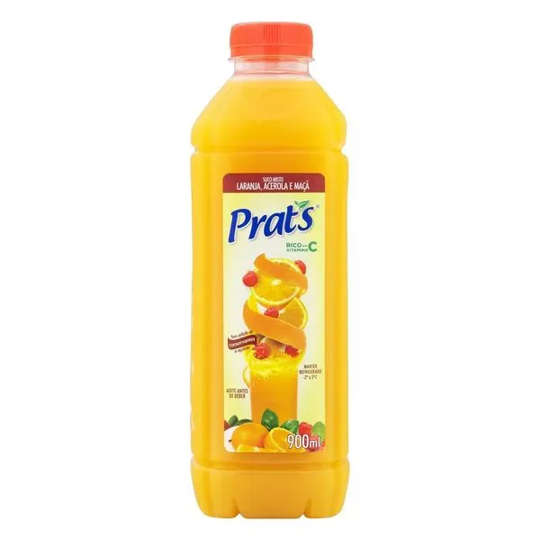 Suco Prat's Laranja e Acerola 900ml