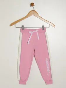 Calça Moletom Estampada Infantil Para Menina - ROSA 2