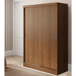 Guarda-Roupas, MDP, 2 Gavetas, 2 Portas - Madesa Luke Rustic