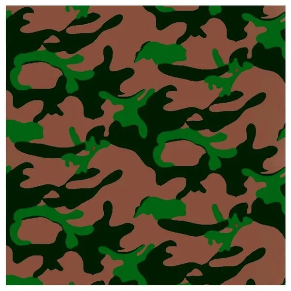 Tnt Estampado Camuflado Marrom - 5 Metros