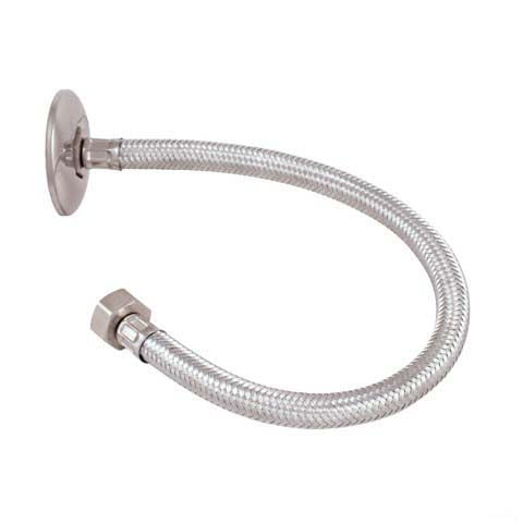Flexível de inox para tanque 1/2" AP 40cm cromado Forusi