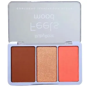 Paleta Ruby Rose Feels Mood Contorno Blush e Iluminado B90 Bloomng