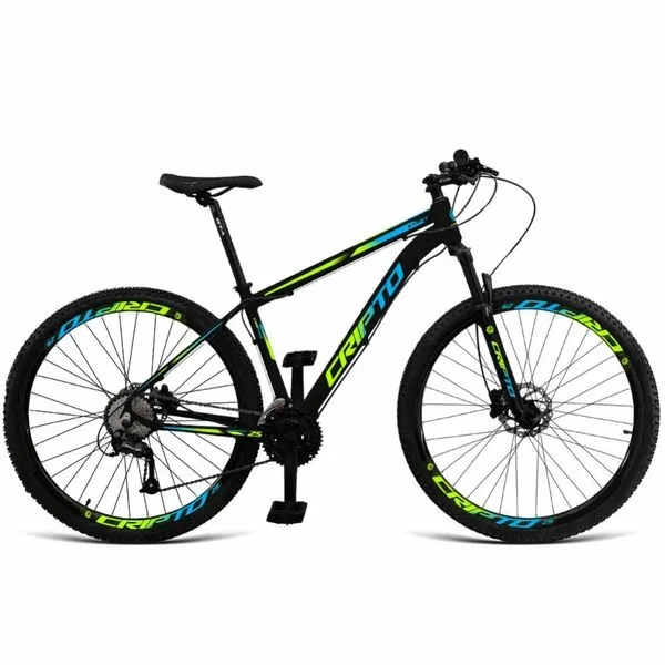 Bicicleta Aro 29 Cripto Mountain Bike Quadro Alumínio 24 Marchas Shimano Freio a Disco Cripto Bikes Bicicleta Aro 29 Cripto Mountain Bike Alumínio 24 Marchas Shimano Cripto Bikes