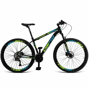 Bicicleta Aro 29 Cripto 24v Acera Freio Hidraulico Trava K7 Mountain Bike Quadro Alumínio 24 Marchas Cripto Bikes Bicicleta Aro 29 Cripto 24v Acera Freio Hidraulico Trava K7 Mountain Bike 24 Marchas Cripto Bikes
