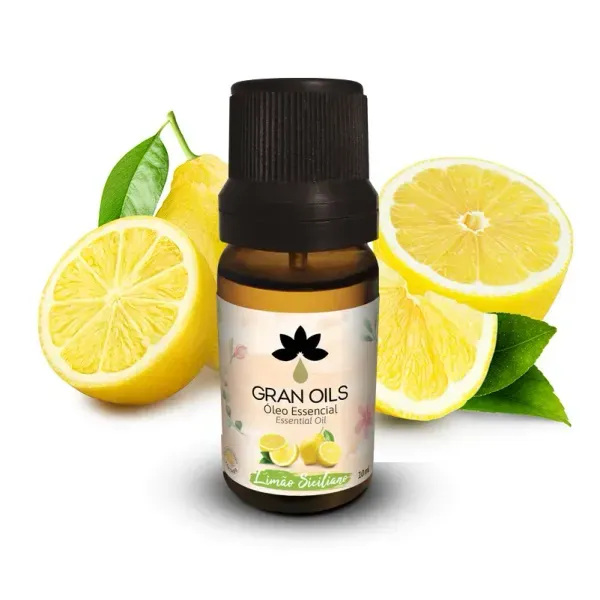 Óleo Essencial Gran Oils Limão Siciliano para Aromaterapia 10ml