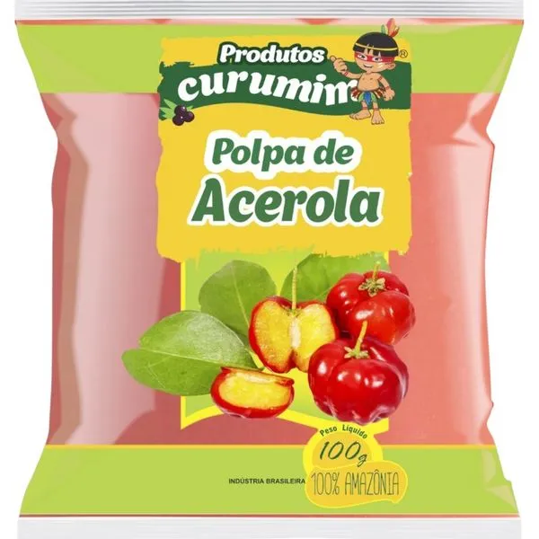 Polpa De Acerola Produtos Curumim 100g