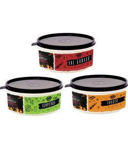 Kit Potes para Churrasco 3 Peças 750ml DM Plas Unica