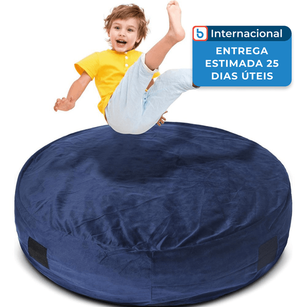 Capa Sensorial com Espuma Homewell 122cm Azul A-MBI