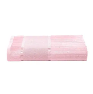 Toalha Banho Veludo de Bordar Bella 70x140cm Dohler Rosa 5211