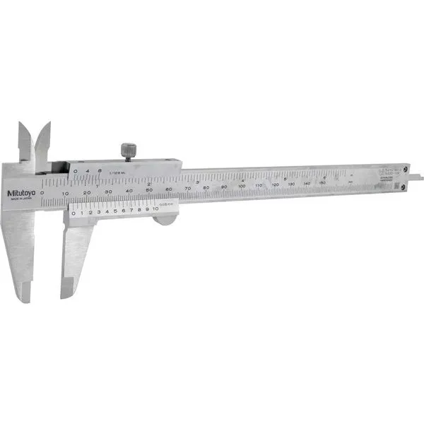 Paquímetro universal analógico 150 mm/6"- 0,05 mm/1/128" 530-104 MITUTOYO