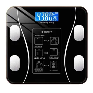 Balança Digital Banheiro Display Lcd Inteligente