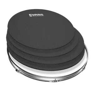 Kit Silenciador para Bateria Soundoff SO-2346 Redução de 95% do Volume Preto Evans Kit Silenciador para Bateria Soundoff SO-2346 95% Volume Preto Evans