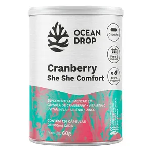 Cranberry She She Comfort Ocean Drop 500mg 120cáps