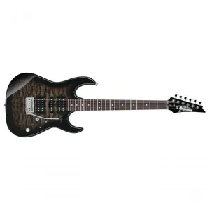 Guitarra Elétrica RG GIO GRX70QA-TKS 6 Cordas Quilted Maple Art Grain Transparent Black Sunburst Ibanez Guitarra Elétrica RG GIO GRX70QA-TKS 6 Cordas Transparent Black Sunburst Ibanez