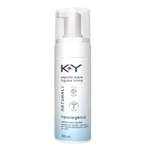 Espuma Para Higiene Íntima KY Naturals Hipoalergênica 150ml