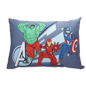 Fronha Avulsa Marvel Avengers Malha 100% Algodão 48cmx68cm 01 Peça Branco Portallar Fronha Avulsa Marvel Avengers Malha 100% Algodão 48cmx68cm Branco Portallar
