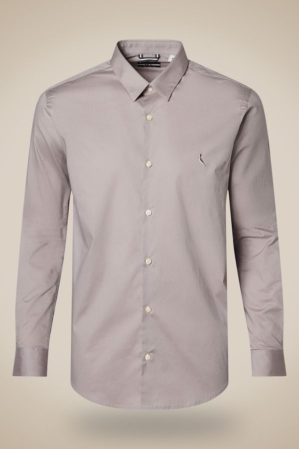 Camisa Ml Enxuto Colors Cinza Lua - G