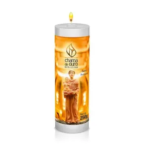 Vela Votiva Santo Antônio 250g 12250Ant - Chama de Ouro