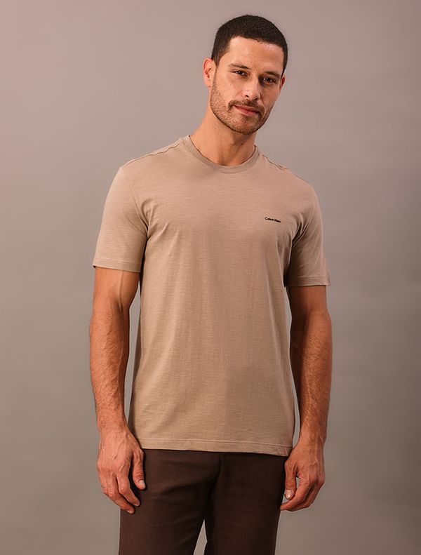 T-Shirt Manga Curta Flame - Caqui Medio T-Shirt Manga Curta Flame Caqui Medio Gg