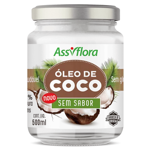 Óleo de Coco Assiflora Sem Sabor 500ml