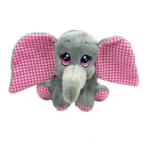 Elefante De Pelúcia 20 Cm Cinza