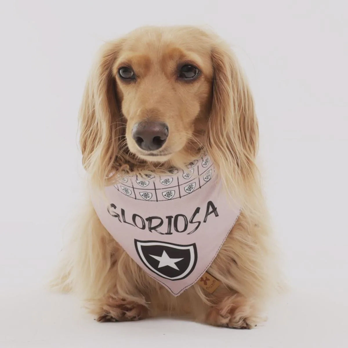 Bandana Botafogo Gloriosa Dupla Face Rosa