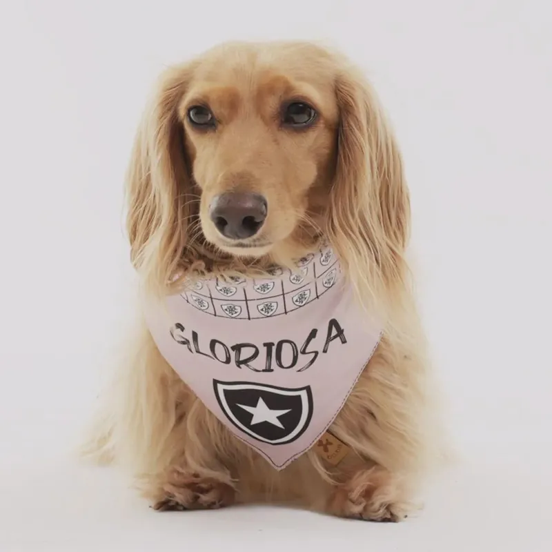 Bandana Botafogo Gloriosa Dupla Face Rosa