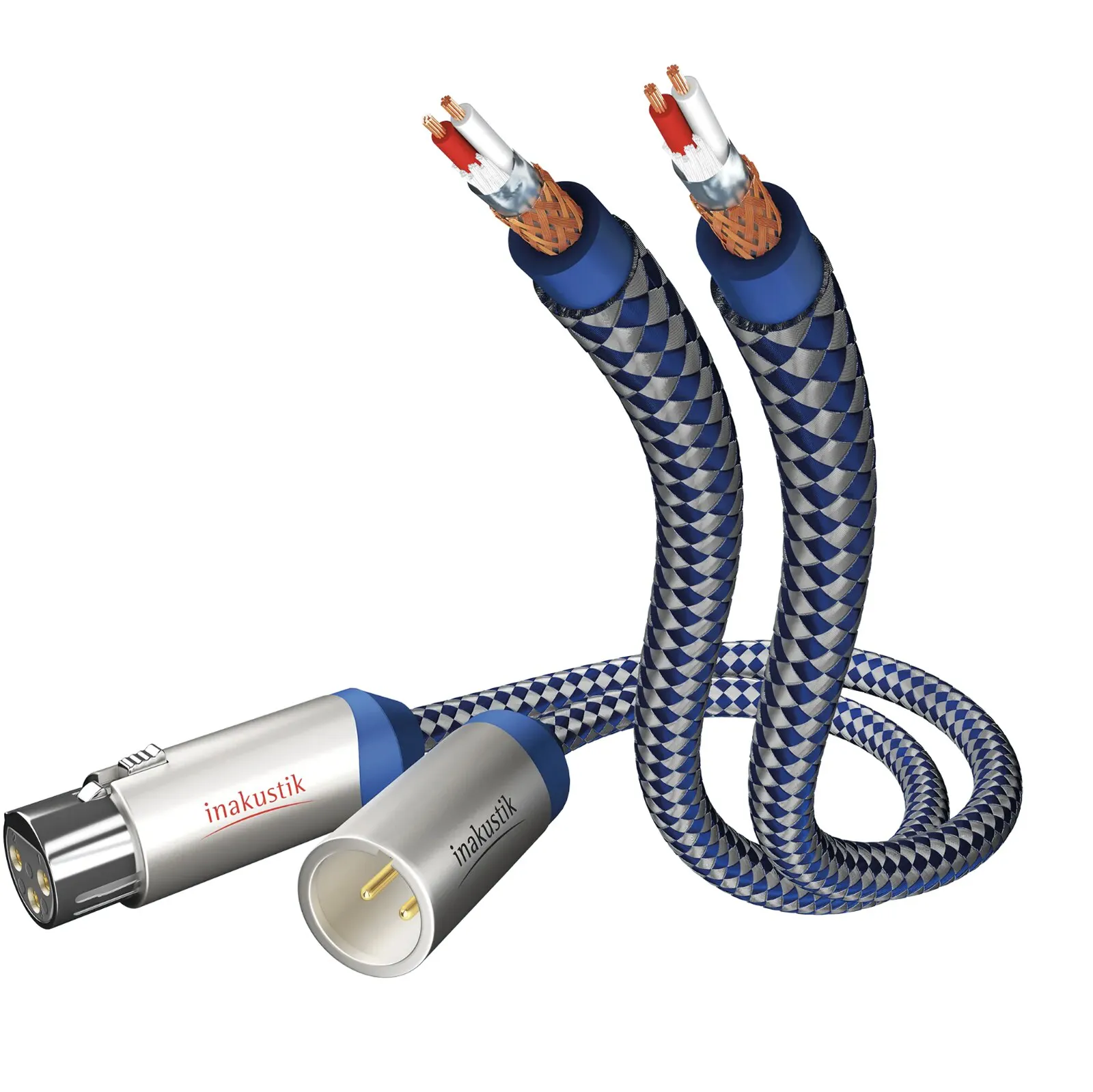 Par Cabos XLR Inakustik Premium II Stereo IC XLR 1,5m