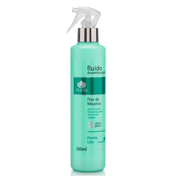 Fluido Desembaraçador Para Cães E Gatos Nuria Flor Moana 300ml (MP)
